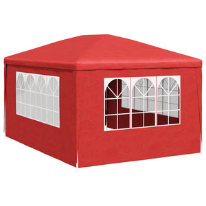 Party Zelt Rot, 400x300 cm