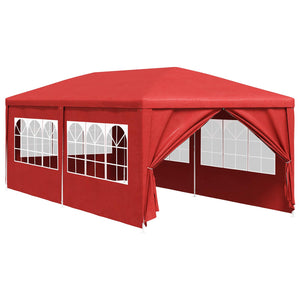Party Zelt Rot 6x3m