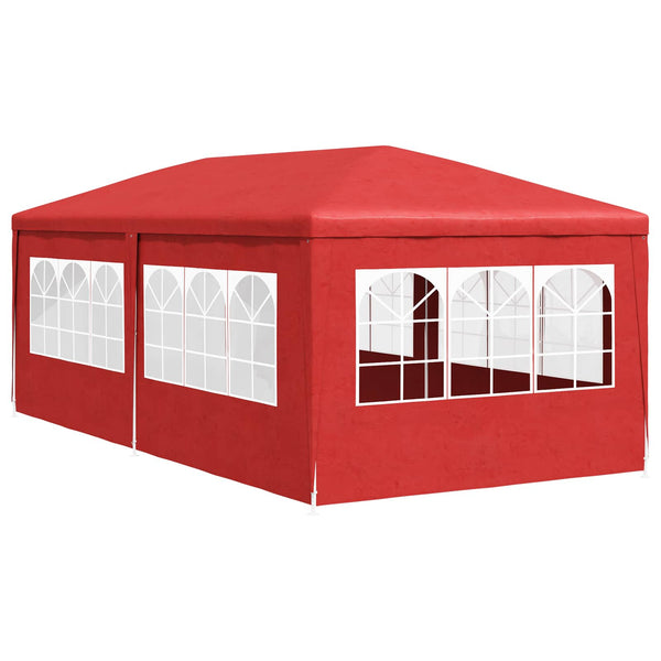 Party Zelt Rot 6x3m