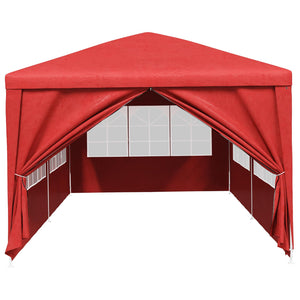 Party Zelt Rot 6x3m