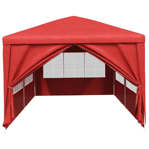 Party Zelt Rot 6x3m