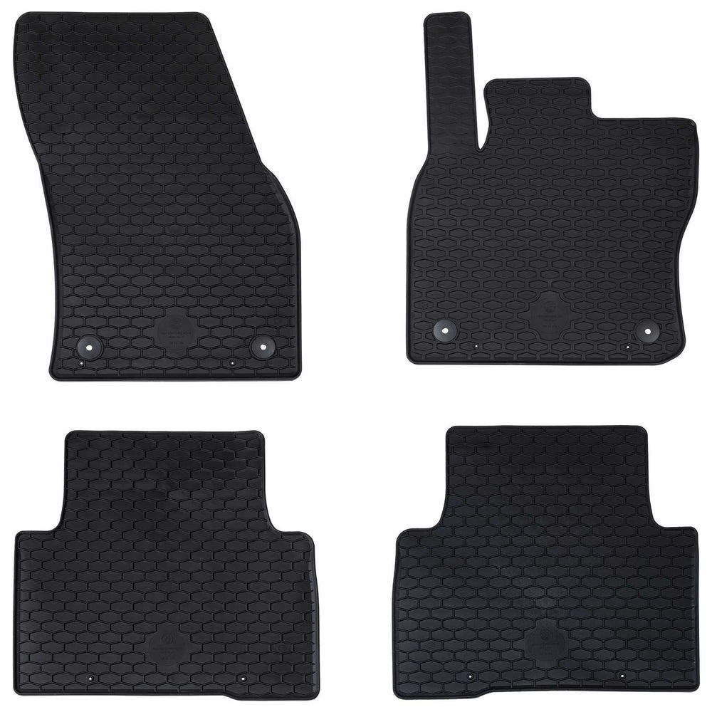 vidaXL Tapis de sol de voiture 4 pcs Noir compatible avec VW TIGUAN 2016-2023