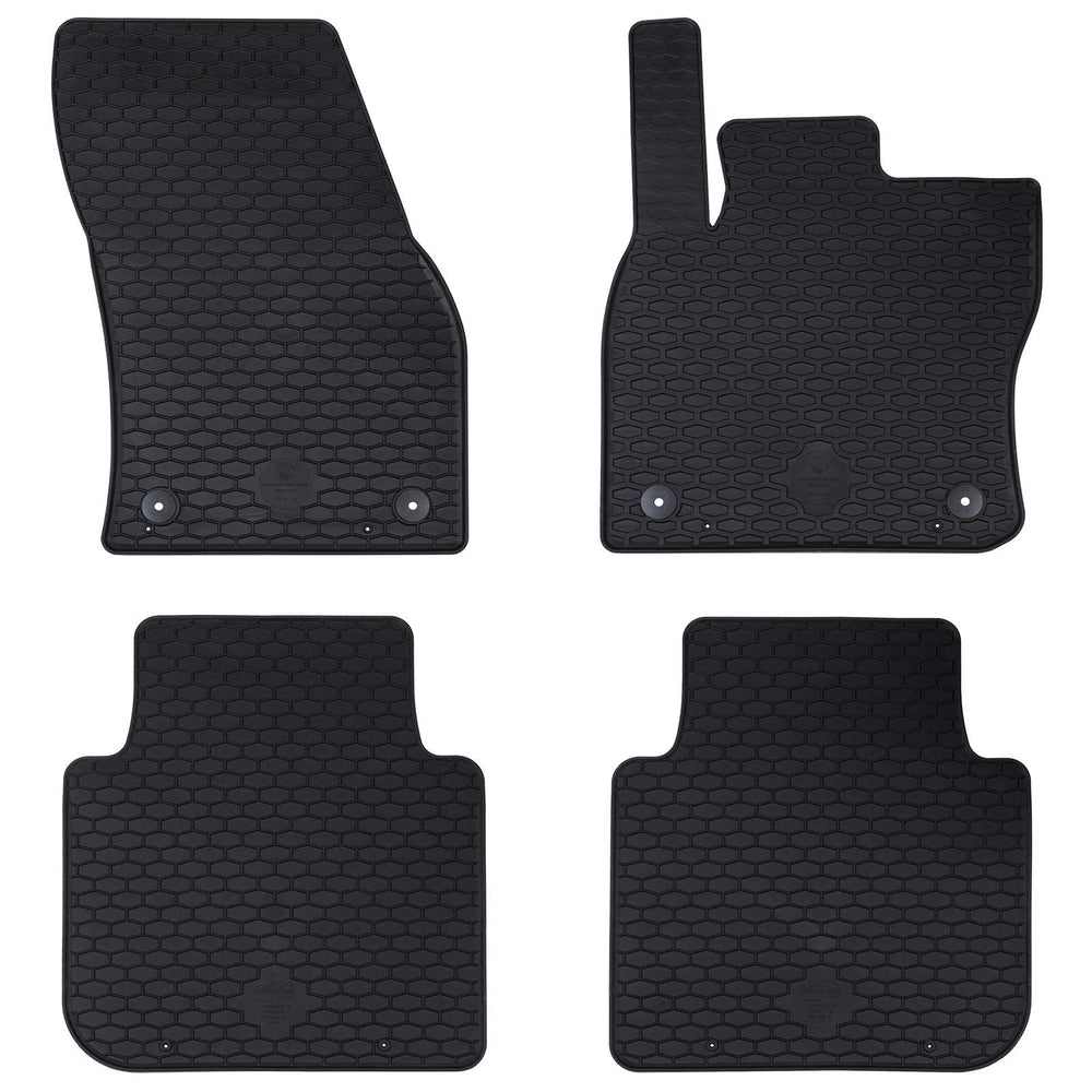 vidaXL Tapis de voiture 4 pcs Noir Compatible avec Škoda KODIAQ 2017-2023