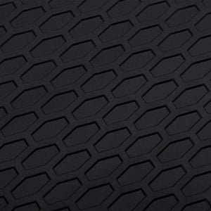 vidaXL Tapis de voiture 2 pcs Noir Caoutchouc