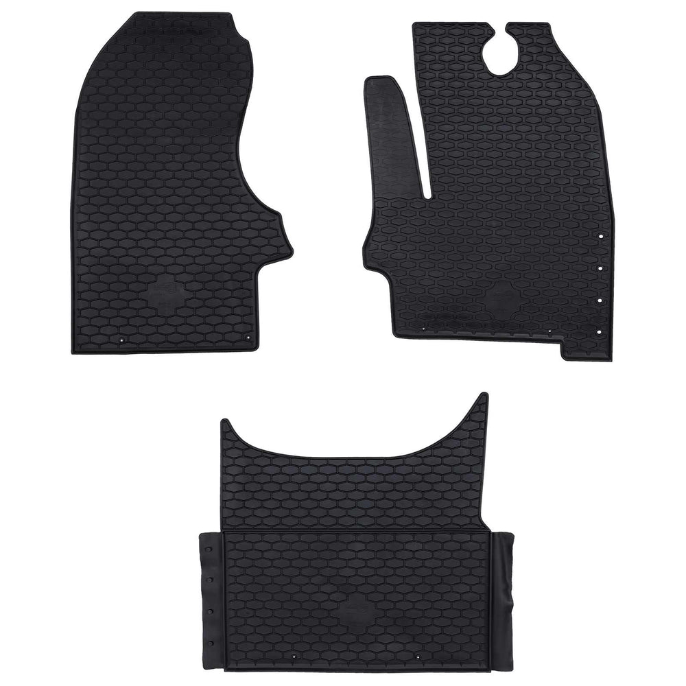 Autofußmatten Gummi Schwarz für Iveco DAILY 2014-