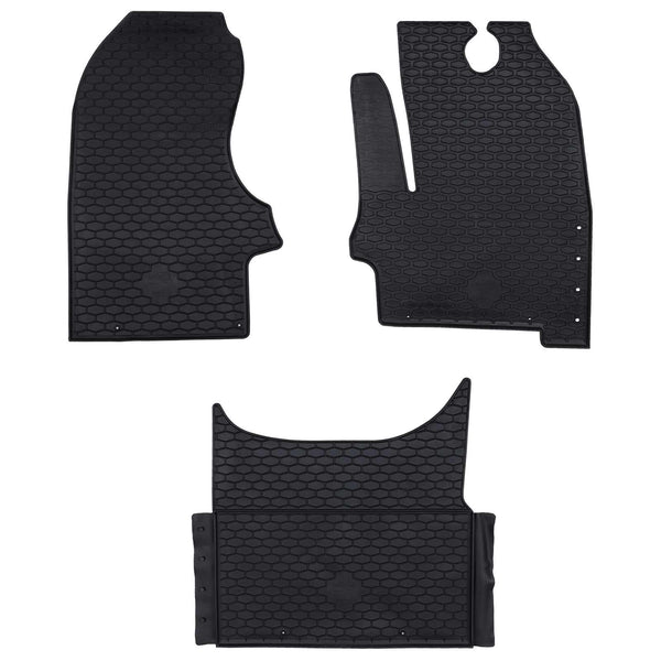 Autofußmatten Gummi Schwarz für Iveco DAILY 2014-