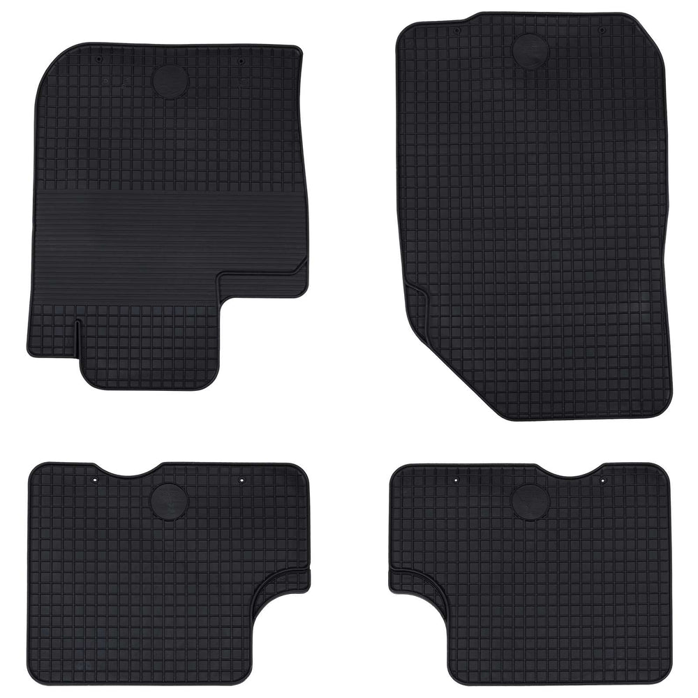 vidaXL Tapis de voiture 4 pcs Noir Compatible avec DACIA DUSTER 2010-2017