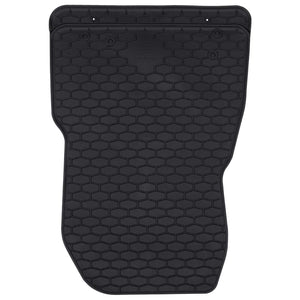 vidaXL Tapis de voiture 3 pcs Noir Caoutchouc