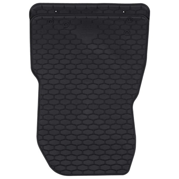 vidaXL Tapis de voiture 3 pcs Noir Caoutchouc