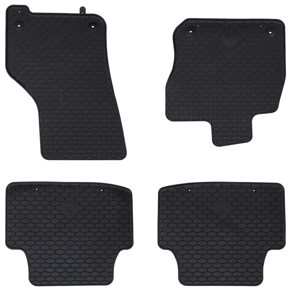 vidaXL Tapis de voiture 4 pcs noir compatible avec LEON eTSI MHEV 2020-