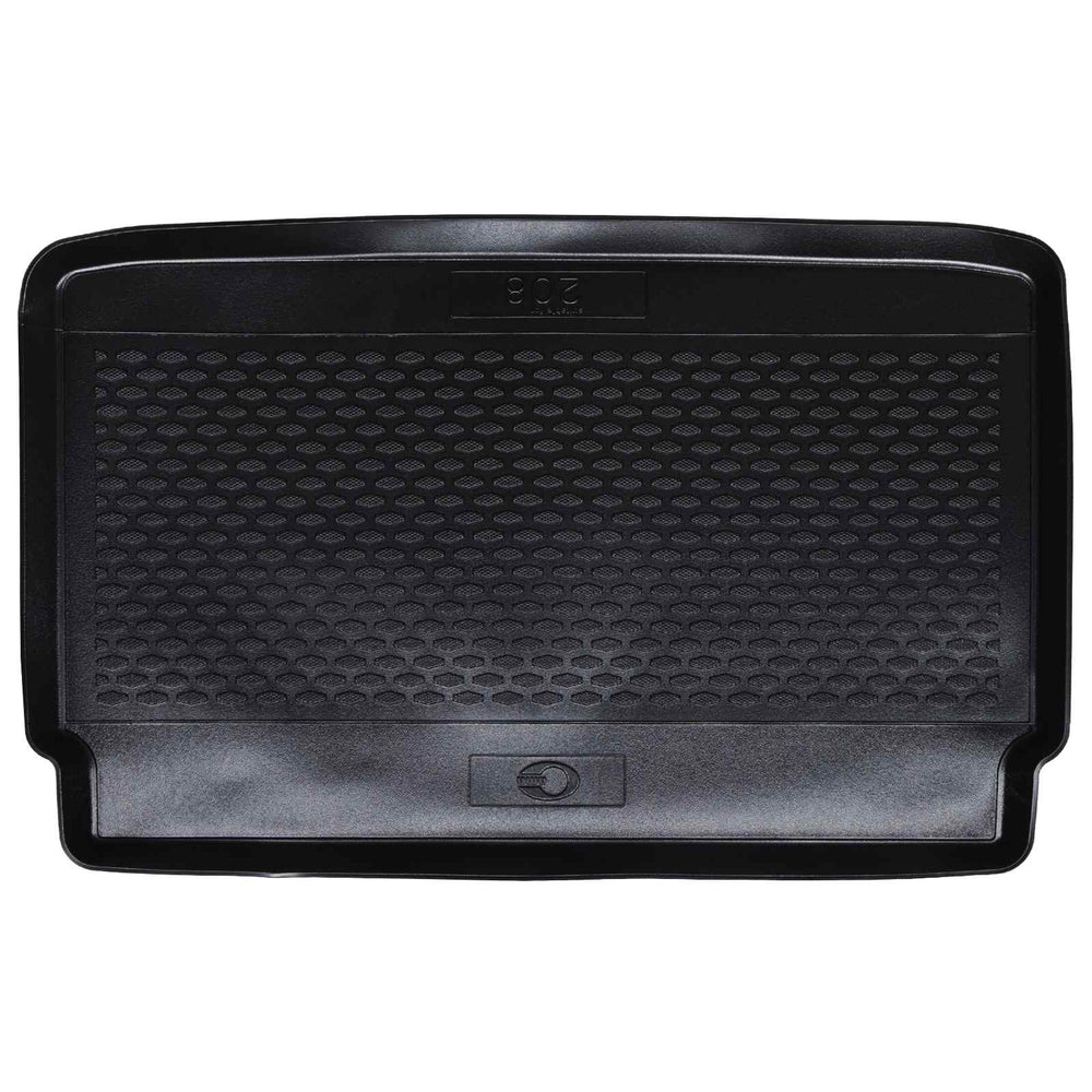 Kofferraummatte für PEUGEOT 208 (2018-) Schwarz