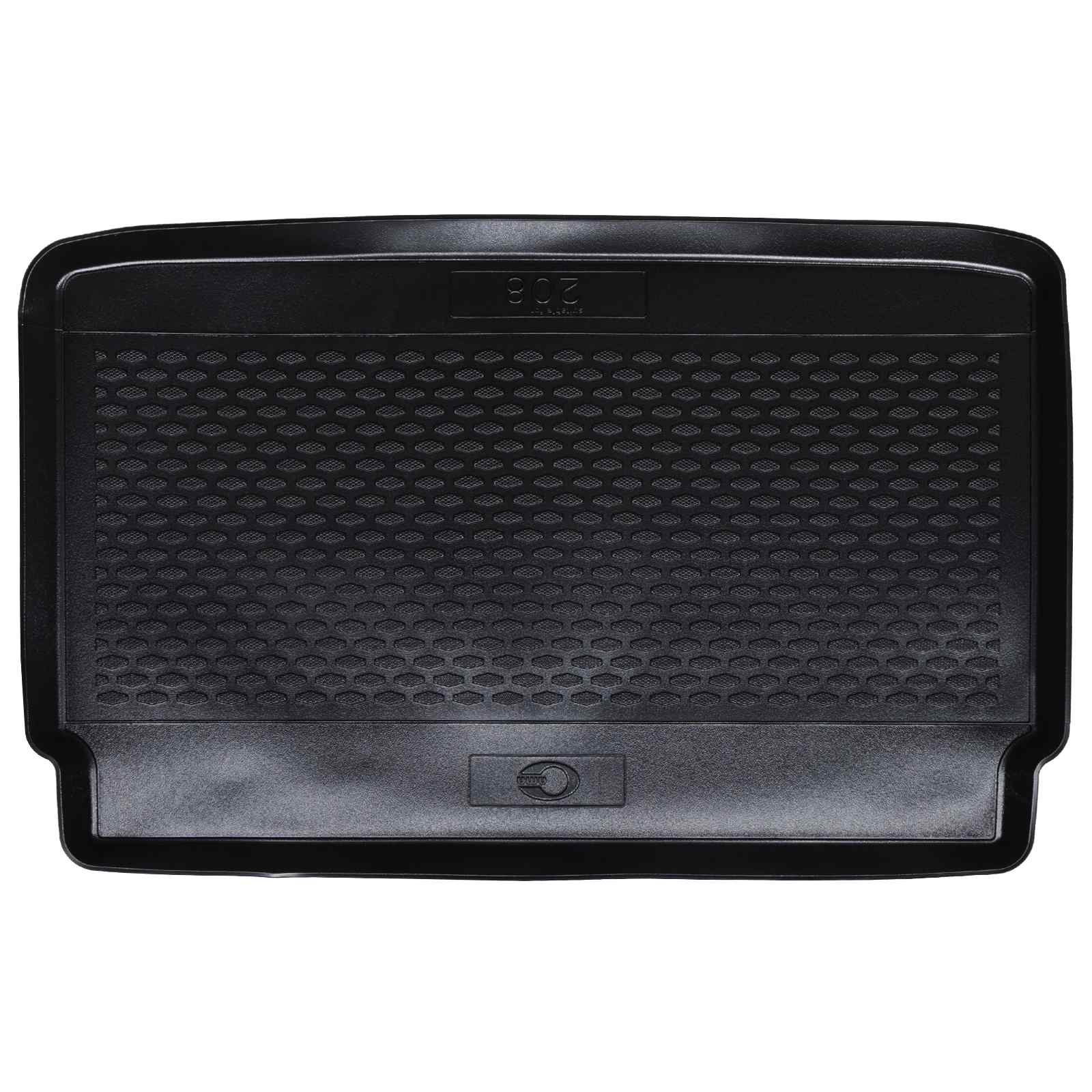 Kofferraummatte für PEUGEOT 208 (2018-) Schwarz