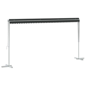 Freistehende Markise Anthrazit 5x3 m