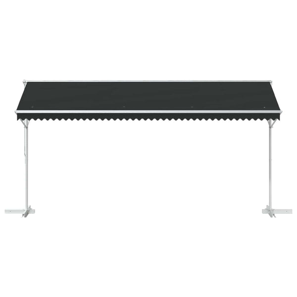 Freistehende Markise Anthrazit 5x3 m