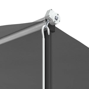 Freistehende Markise Grau 5x3 m