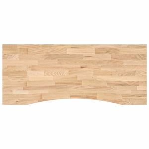 Schreibtisch Eiche Massivholz Weiß/Natur 120x60 cm