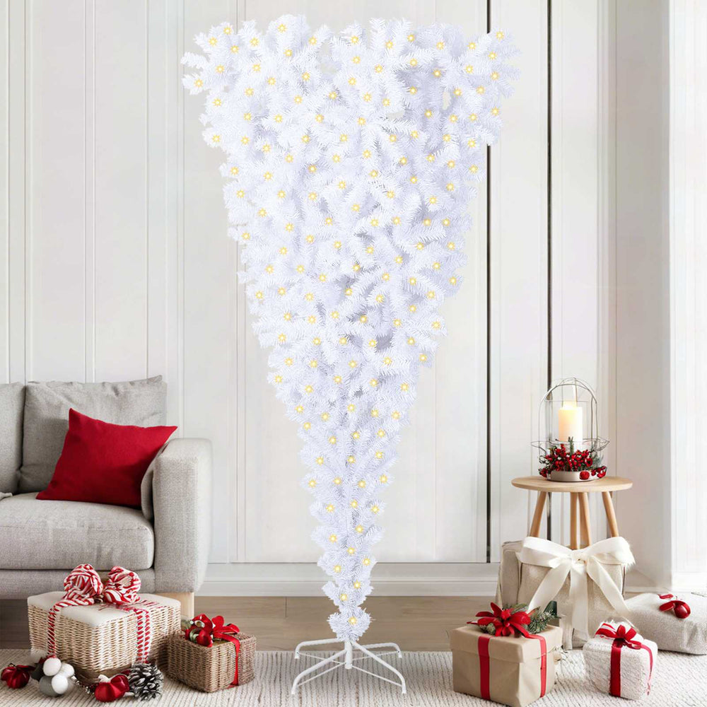 Weißer künstlicher Weihnachtsbaum, 210 cm