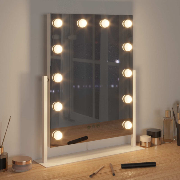 LED Schminkspiegel mit 3 Lichtmodi