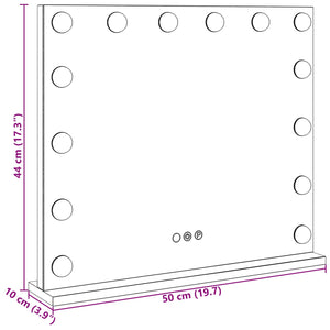LED Schminkspiegel mit 3 Lichtmodi