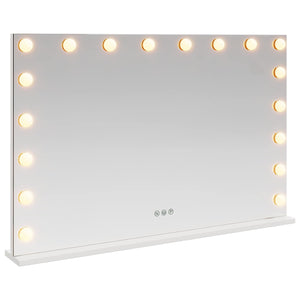 LED Schminkspiegel mit 3 Lichtmodi, Weiß