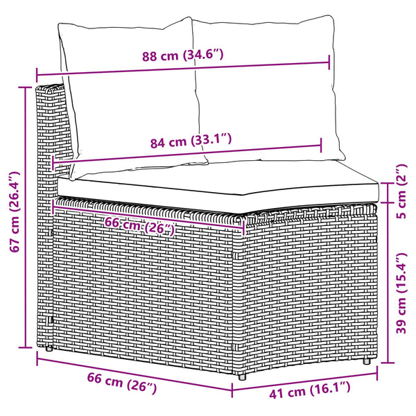 Graues 2-teiliges Sofa-Set aus Akazienholz
