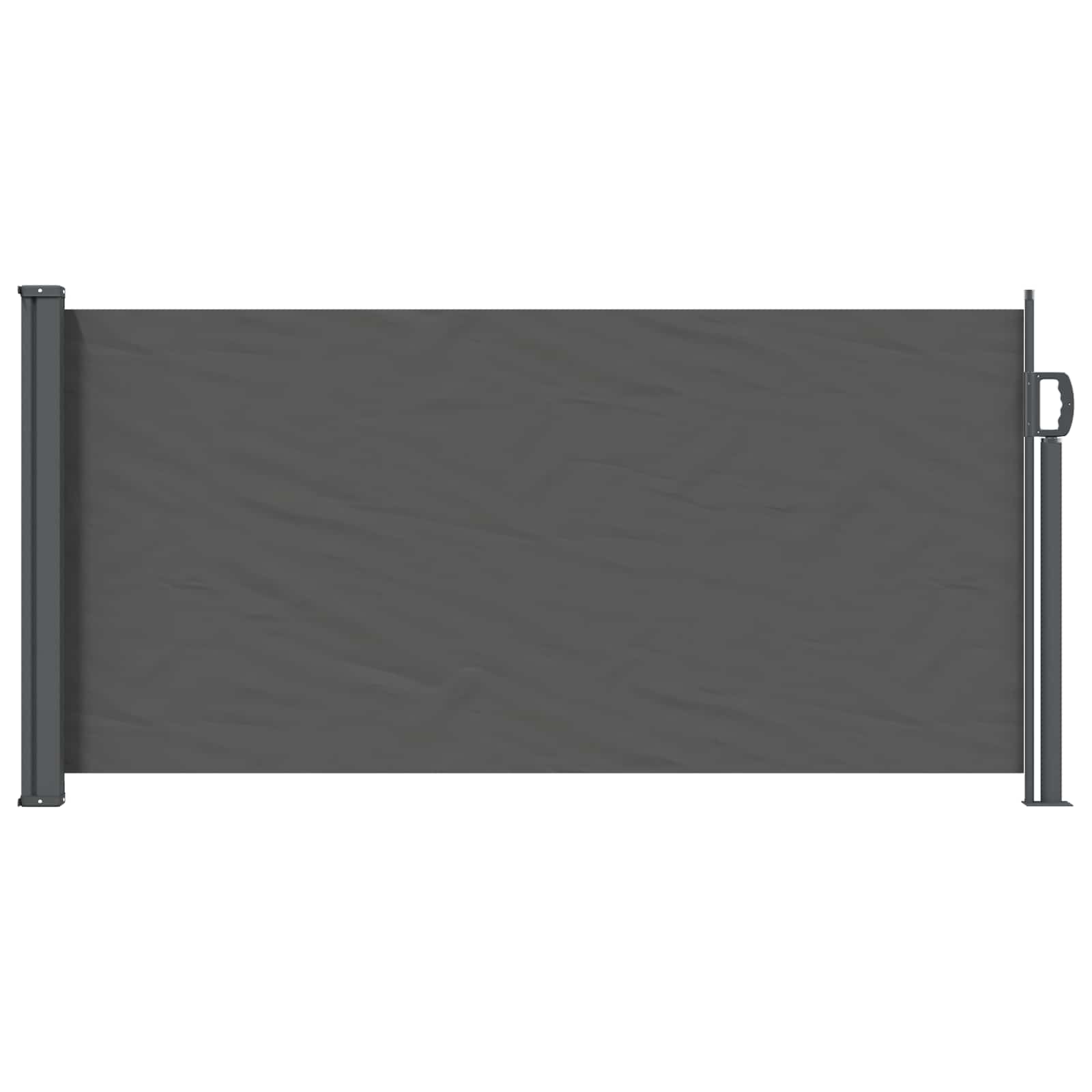 Ausziehbare Seitenmarkise Anthrazit 300x100 cm