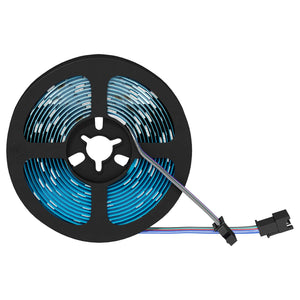 LED Streifen 3000 mm, Schwarz/Transparent, 2er-Set