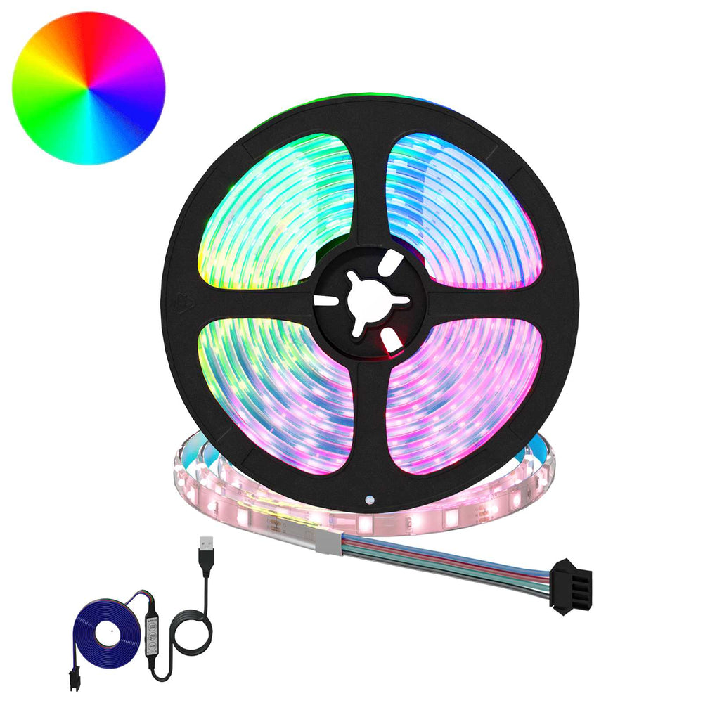 LED Streifen 2er Set, 4700 mm, Schwarz/Transparent