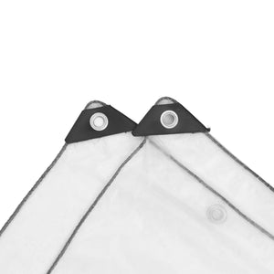 Transparente Pflanzenabdeckung 5x12m