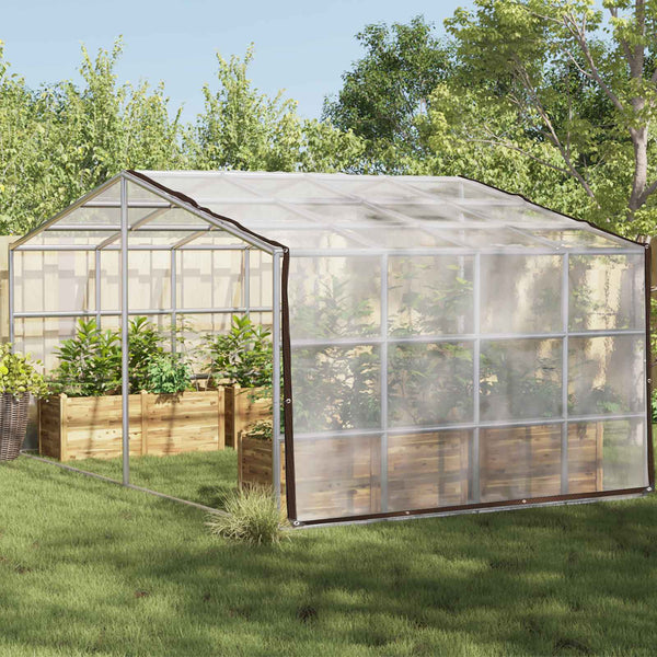 Transparente Pflanzenabdeckung 5x5m