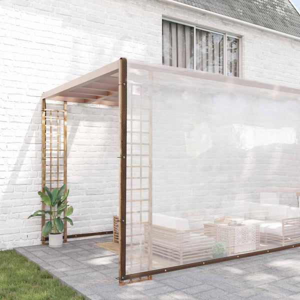 Transparente Pflanzenabdeckung 10x10m