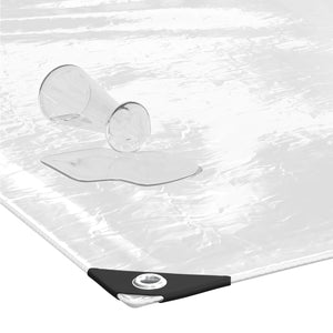 vidaXL Couverture de protection transparente pour plantes 4 x 10 m PVC