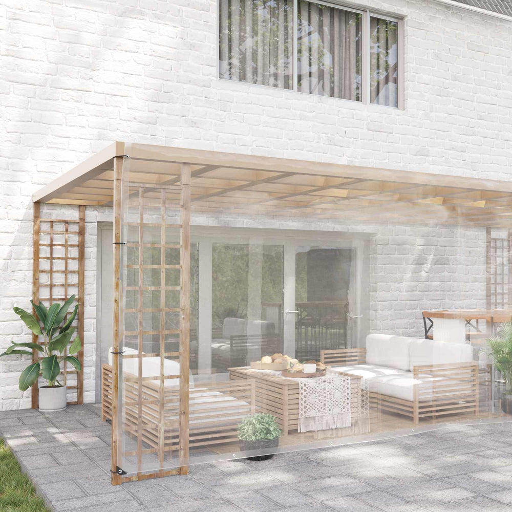 Transparente Pflanzenabdeckung 6x8 m