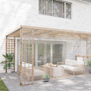 Transparente Pflanzenabdeckung 6x12m