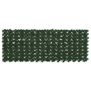 vidaXL Brise-vue de balcon à feuilles vert foncé 200 x 75 cm
