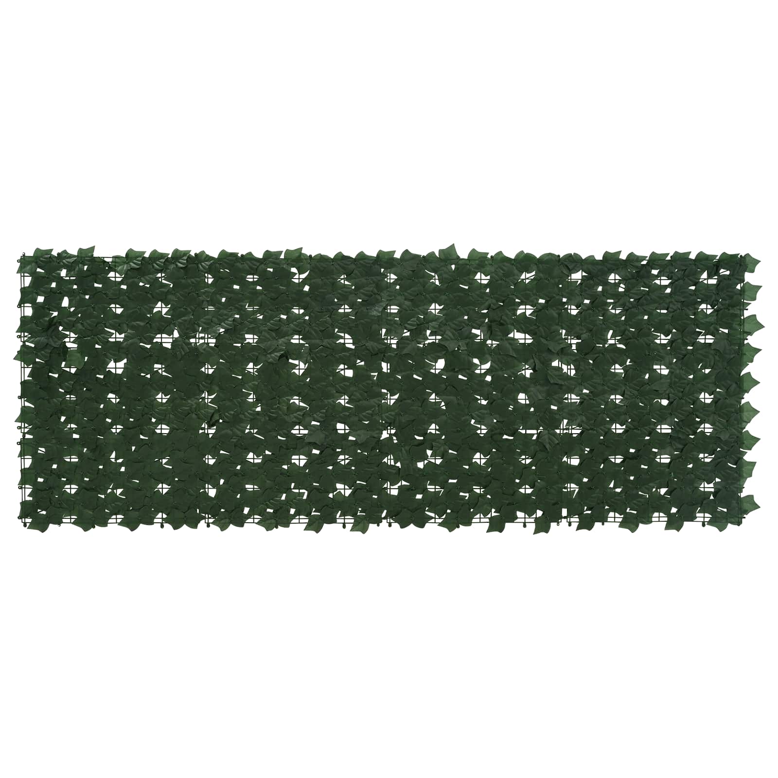 vidaXL Brise-vue de balcon à feuilles vert foncé 200 x 75 cm