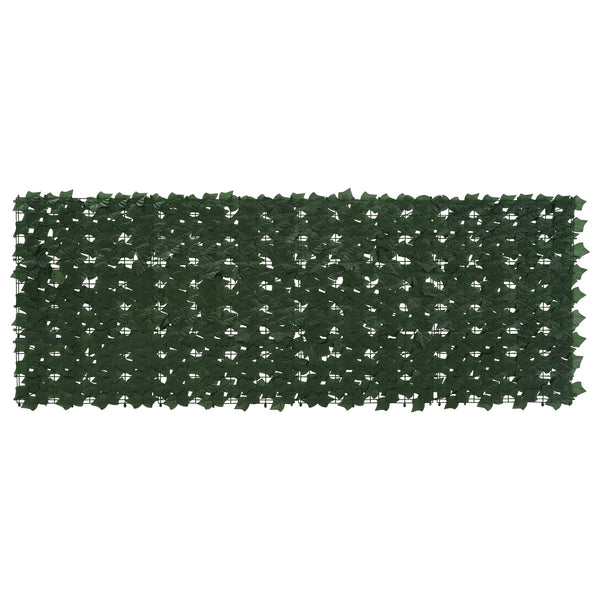 vidaXL Brise-vue de balcon à feuilles vert foncé 200 x 75 cm