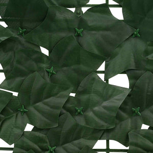vidaXL Brise-vue de balcon à feuilles vert foncé 600 x 75 cm