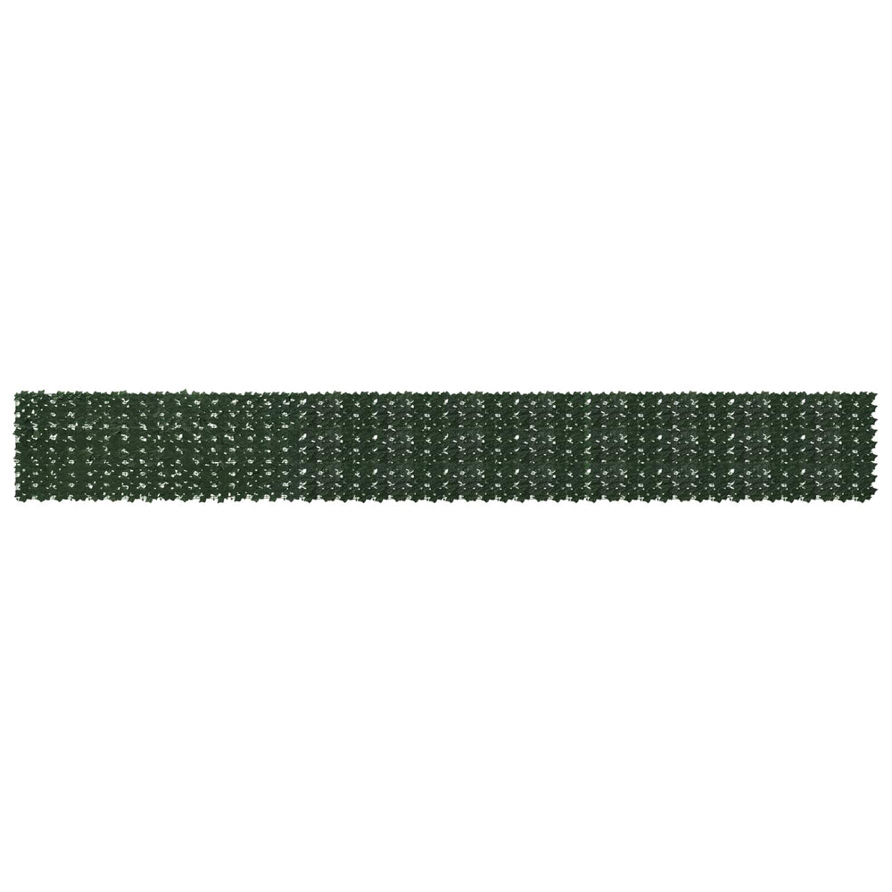 Balkonsichtschutz Dunkelgrün 600 x 75 cm