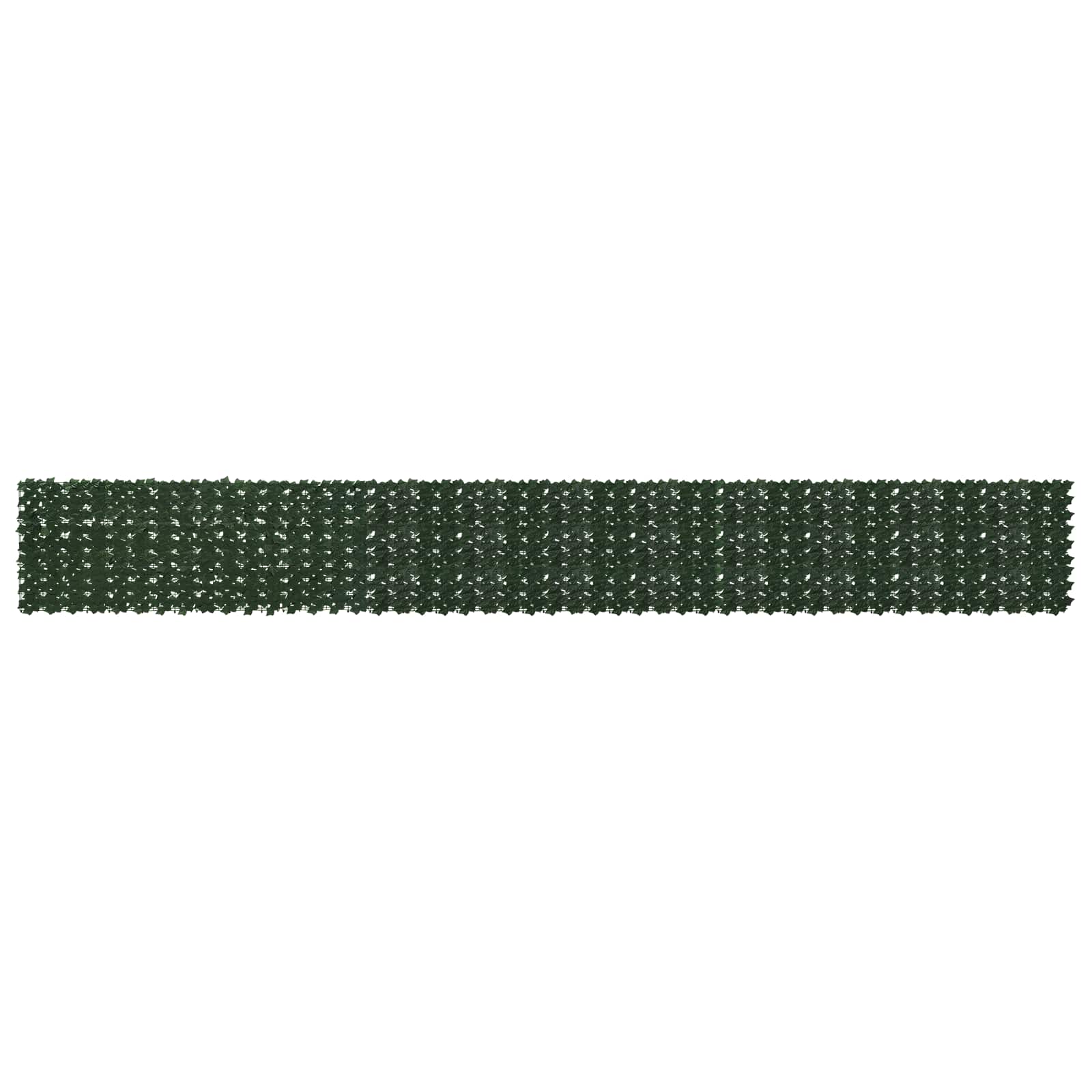 vidaXL Brise-vue de balcon à feuilles vert foncé 600 x 75 cm