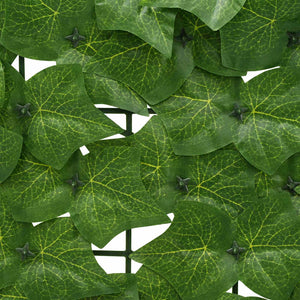 vidaXL Brise-vue balcon à feuilles Vert 200 x 100 cm