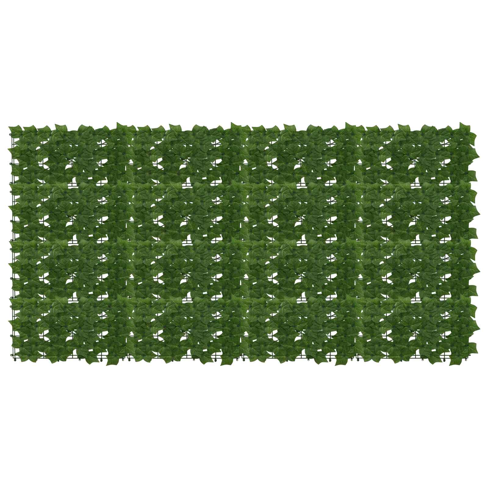 vidaXL Brise-vue balcon à feuilles Vert 200 x 100 cm