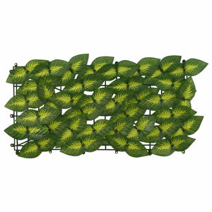 Balkonsichtschutz Grün/Gelb 300x75cm