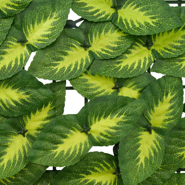 Balkonsichtschutz 600x75 cm mit Blättern