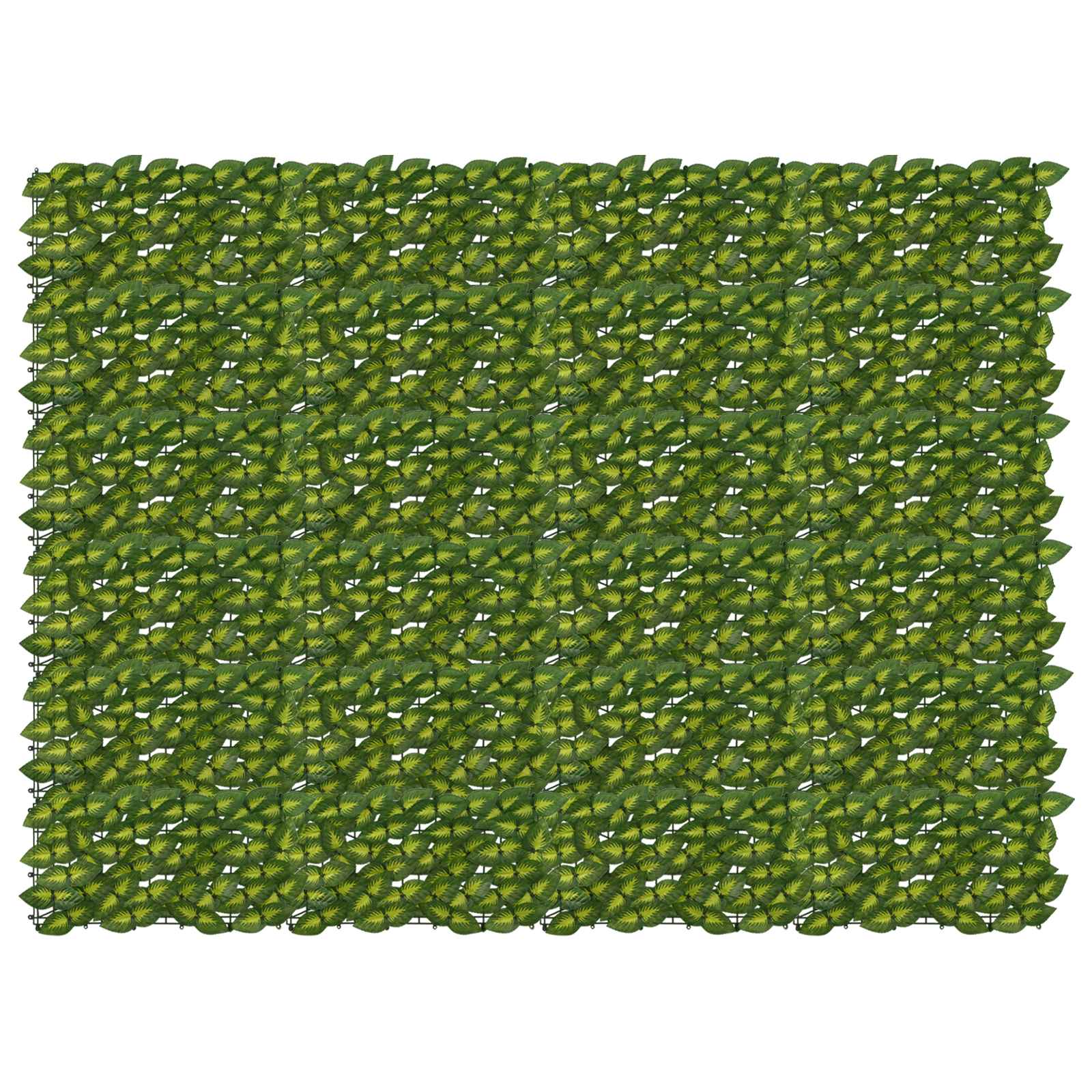 Balkonsichtschutz Blätter Grün Gelb 200x150cm