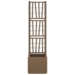 Gartenpflanzer mit Spalier, Braun, 140 cm