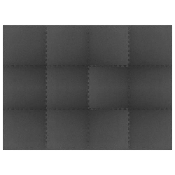 Pool Bodenteppich Schwarz 4,32 ㎡
