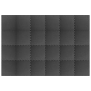 Pool Bodenteppich Schwarz 8,64 ㎡
