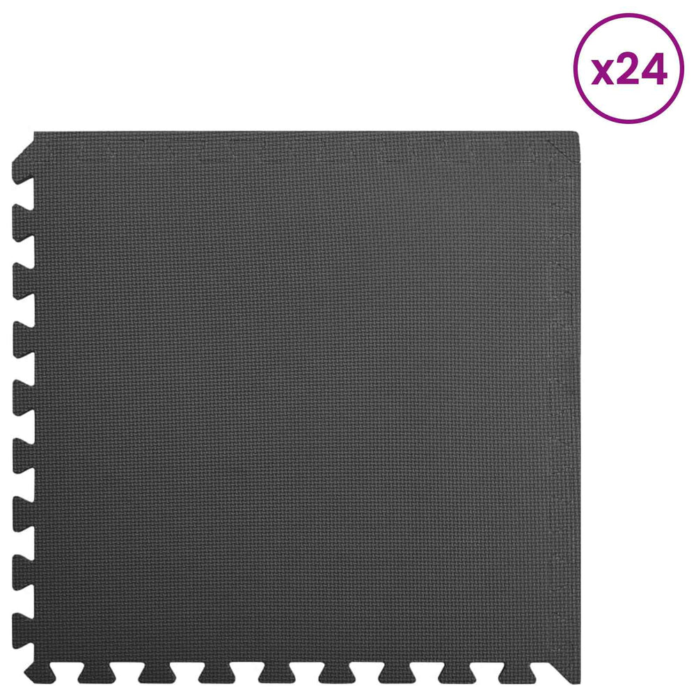 Pool Bodenteppich Schwarz 8,64 ㎡