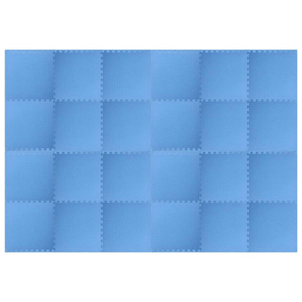 Pool Bodenteppich 24-teilig Blau 8,64 ㎡